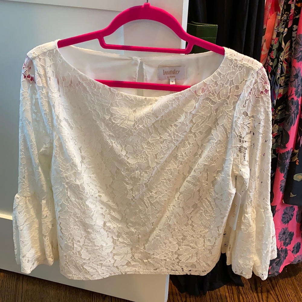 Laundry by Shelli Segal lace top